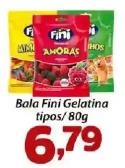 Confiança Supermercados bala fini gelatina tipos oferta