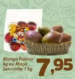 Confiança Supermercados Manga palmer kg ou maçã senninha 1 kg oferta
