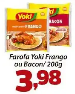 Confiança Supermercados Farofa yoki frango ou bacon oferta