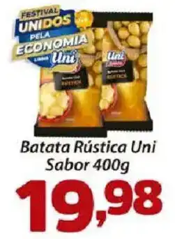Confiança Supermercados Batata Rústica Uni Sabor oferta