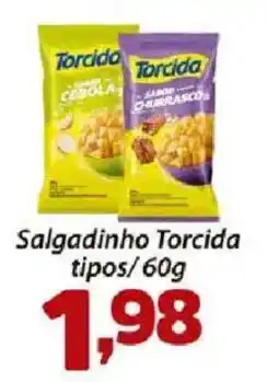 Confiança Supermercados Salgadinho Torcida tipos oferta