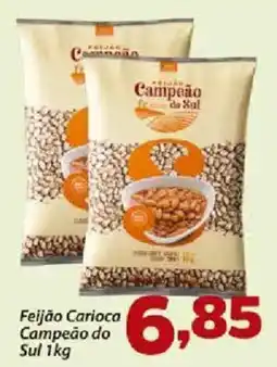 Confiança Supermercados Feijão Carioca Campeão do Sul oferta
