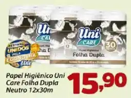 Confiança Supermercados Papel Higiênico Uni Care Folha Dupla Neutro oferta
