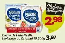 Confiança Supermercados Creme de Leite Nestlé Levíssimo ou Original oferta