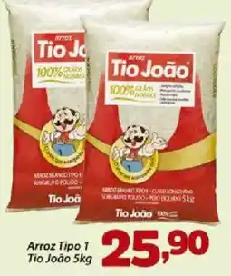 Confiança Supermercados Arroz tipo 1 tio joão oferta