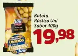 Confiança Supermercados Batata Rústica Uni Sabor oferta