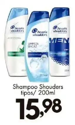 Confiança Supermercados Shampoo Shouders tipos oferta