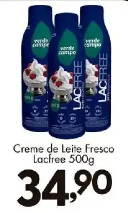 Confiança Supermercados Creme de Leite Fresco Lacfree oferta