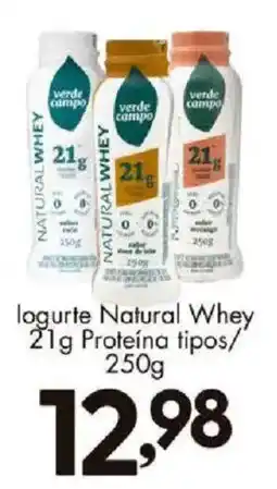 Confiança Supermercados logurte natural whey oferta