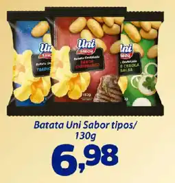 Confiança Supermercados Batata uni sabor tipos oferta