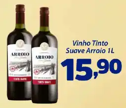 Confiança Supermercados Vinho Tinto Suave Arroio oferta