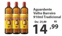 Del Moro Supermercados Aguardente Velho Barreiro oferta