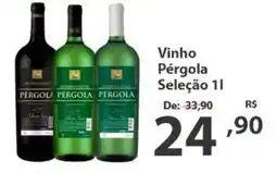 Del Moro Supermercados Vinho Pergola Seleção 1l oferta