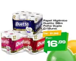 Del Moro Supermercados Papel Higiênico Duetto 30m oferta