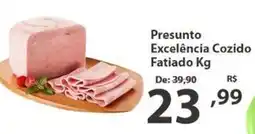 Del Moro Supermercados Presunto Excelência Cozido Fatiado Kg oferta