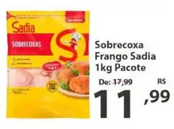 Del Moro Supermercados Sobrecoxa frango sadia oferta