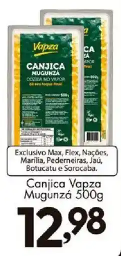 Confiança Supermercados Canjica vapza mugunzã oferta