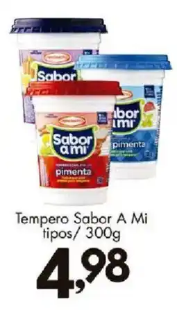 Confiança Supermercados Tempero sabor a mi tipos oferta