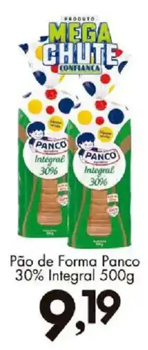 Confiança Supermercados Pão de Forma Panco 30% Integral oferta