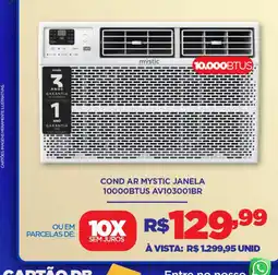 DB Supermercados Cond ar mystic janela 10000btus oferta
