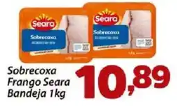 Confiança Supermercados Sobrecoxa frango seara oferta