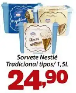 Confiança Supermercados Sorvete Nestlé Tradicional tipos oferta