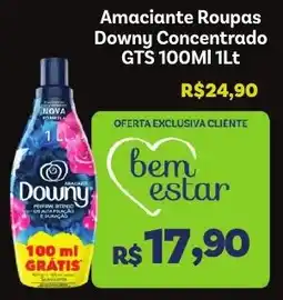 Covabra Supermercados Amacianete roupas downy concentrado gts 100ml 1lt oferta