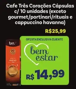Covabra Supermercados Café Três Corações Cápsulas oferta
