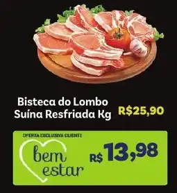 Covabra Supermercados Bisteca do Lombo Suína Resfriada Kg oferta