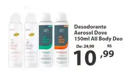 Del Moro Supermercados Desodorante Aerosol Dove All Body Deo oferta