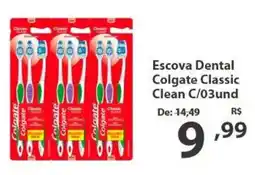 Del Moro Supermercados Escova Dental Colgate Classic Clean oferta