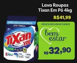 Covabra Supermercados Lava Roupas Tixan Em Pó oferta