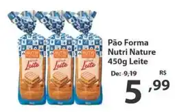 Del Moro Supermercados Pão Forma Nutri Nature Leite oferta