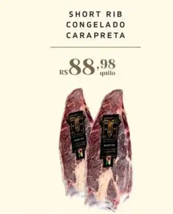 Empório Bahamas Short rib congelado carapreta oferta
