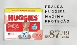 Empório Bahamas Fralda huggies máxima proteção oferta