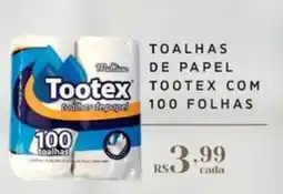 Empório Bahamas toalhas de papel tootex com 100 folhas oferta