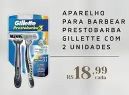 Empório Bahamas aparelho para barbear prestobarba gillette oferta