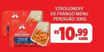 Stroganoff de frango menu