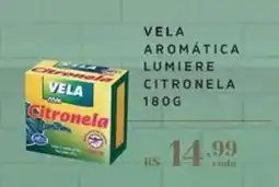 Empório Bahamas vela aromática lumiere citronela oferta