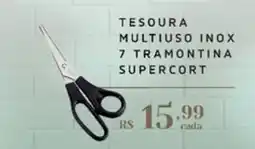 Empório Bahamas tesoura multiuso inox 7 tramontina supercort oferta