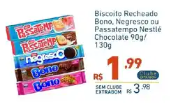 Extrabom Supermercados Biscoito Recheado Bono, Negresco ou Passatempo Nestlé Chocolate oferta