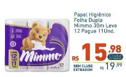 Extrabom Supermercados Papel Higiênico Folha Dupla Mimmo oferta