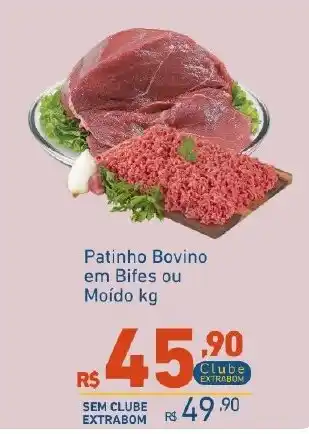 Patinho Bovino em Bifes ou Moído kg