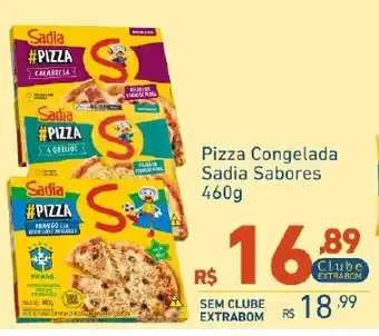 Pizza congelada sadia sabores
