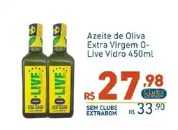 Extrabom Supermercados Azeite de Oliva Extra Virgem O-Live Vidro oferta