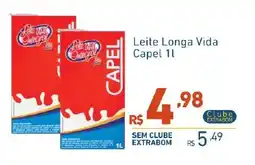 Extrabom Supermercados Leite Longa Vida Capel oferta