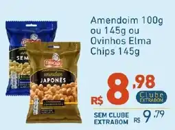 Extrabom Supermercados Amendoim ou Ovinhos Elma Chips oferta