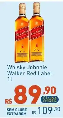 Extrabom Supermercados Whisky Johnnie Walker Red Label oferta