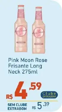 Extrabom Supermercados Pink Moon Rose Frisante Long Neck oferta