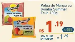 Extrabom Supermercados Polpa de manga ou goiaba summer fruit oferta